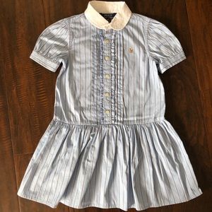 Baby blue Polo by Ralph Lauren girls dress